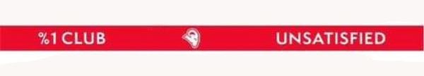 Unsgear New Era Silikon Bileklik Kırmızı-Beyaz - %1 Club