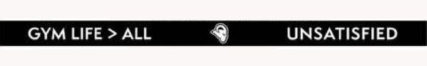 Unsgear New Era Silikon Bileklik Siyah-Beyaz - Gym Life > All
